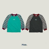 ［plain］ABC raglan tee