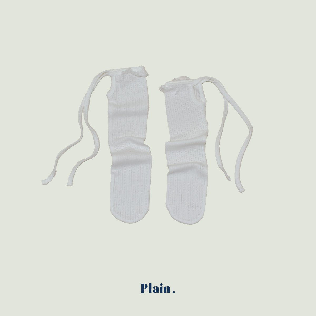 ［plain］Plain lace socks