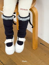 ［plain］Plain lace socks