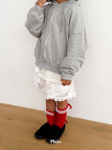 ［plain］Plain lace socks