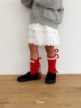 ［plain］Plain lace socks