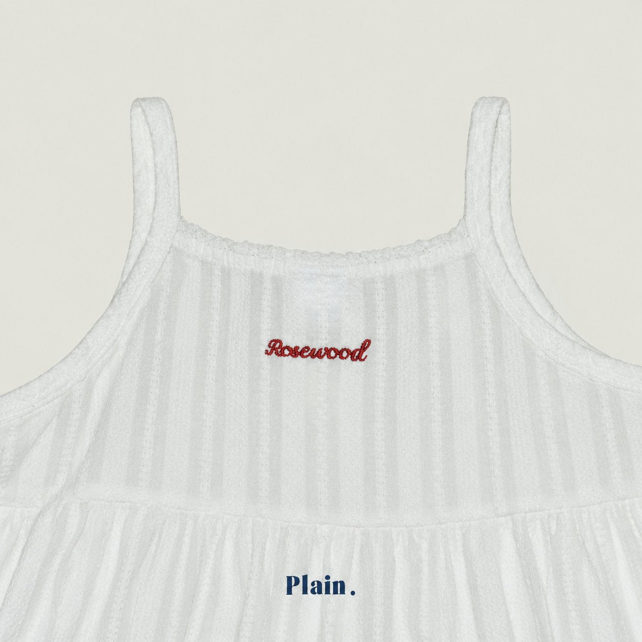 ［plain］Rose one-piece
