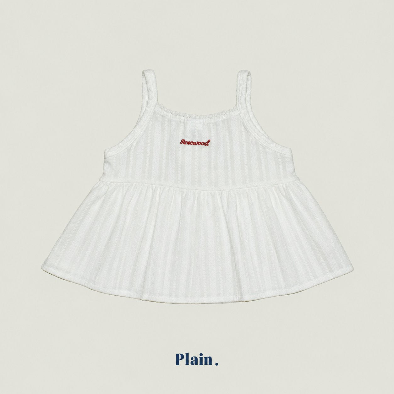 ［plain］Rose one-piece