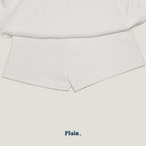 ［plain］ Lace satin skirt