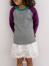 ［plain］ Lace satin skirt