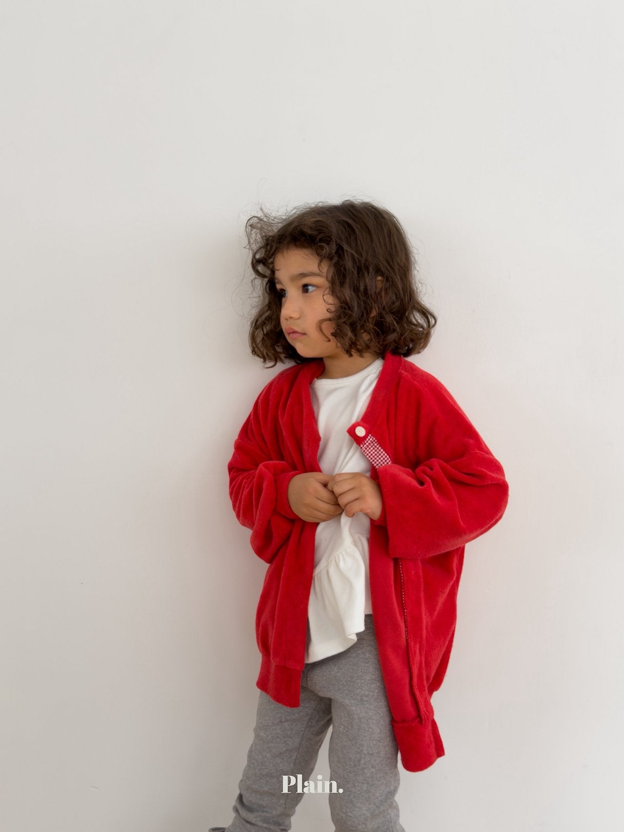 ［plain］Plain frill tee