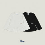 ［plain］Plain frill tee