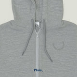 ［plain］Croffle hood zip up