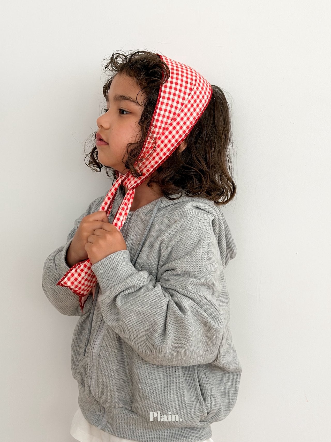 ［plain］Croffle hood zip up