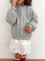 ［plain］Croffle hood zip up