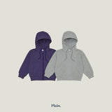 ［plain］Croffle hood zip up