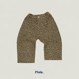 ［plain］Leopard pants