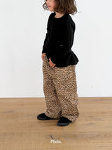 ［plain］Leopard pants