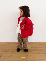 ［plain］Leopard pants