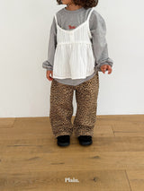 ［plain］Leopard pants