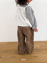 ［plain］Leopard pants