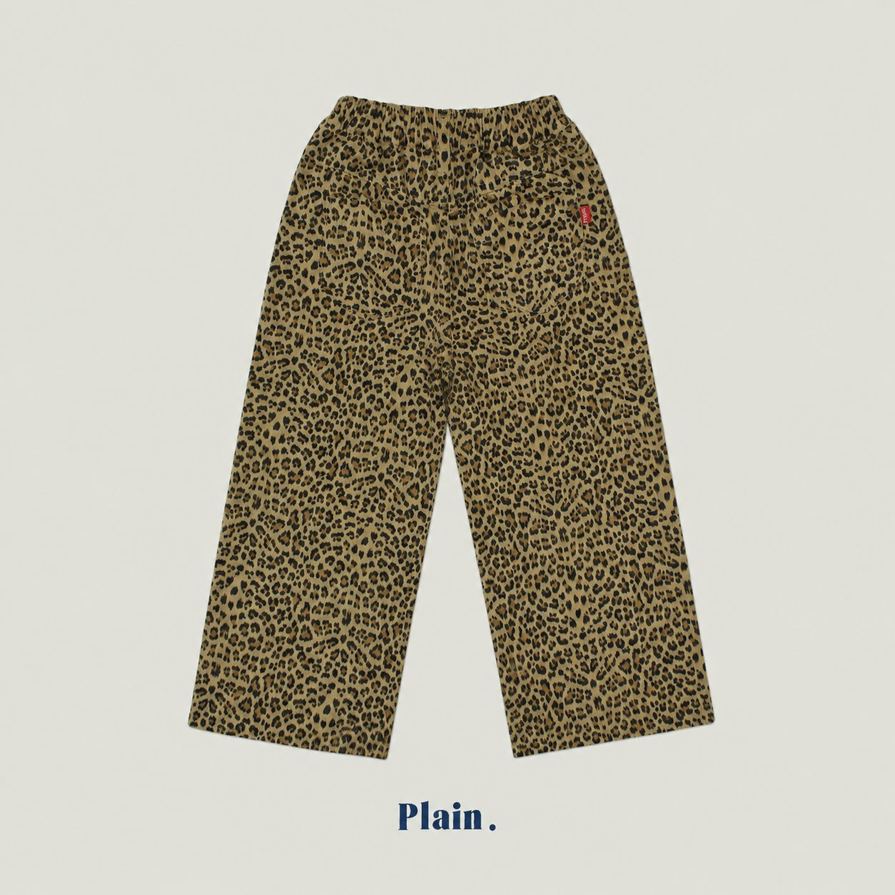 ［plain］Leopard pants