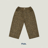 ［plain］Leopard pants