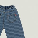 ［plain］Jacquard denim pants