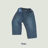 ［plain］Jacquard denim pants