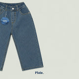 ［plain］Jacquard denim pants