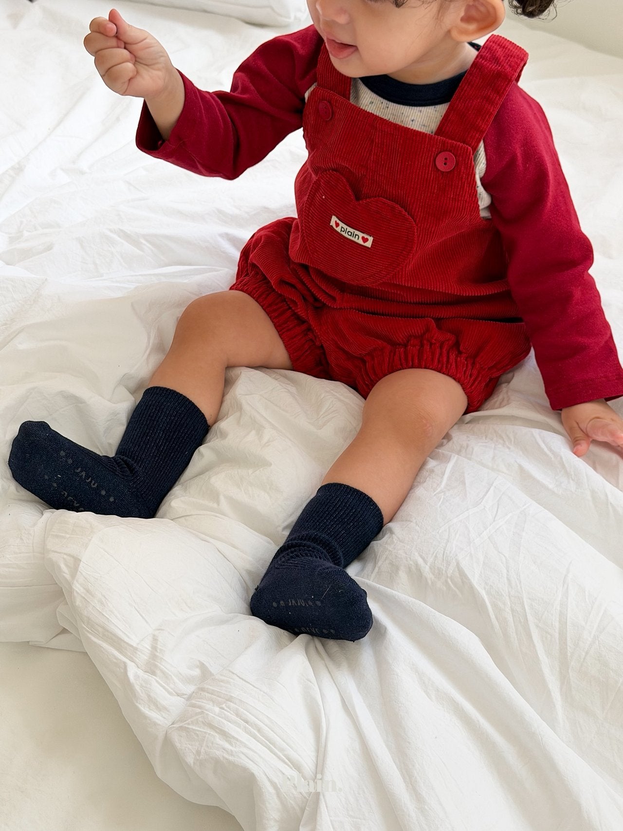 ［plain］Yogurt heart overall