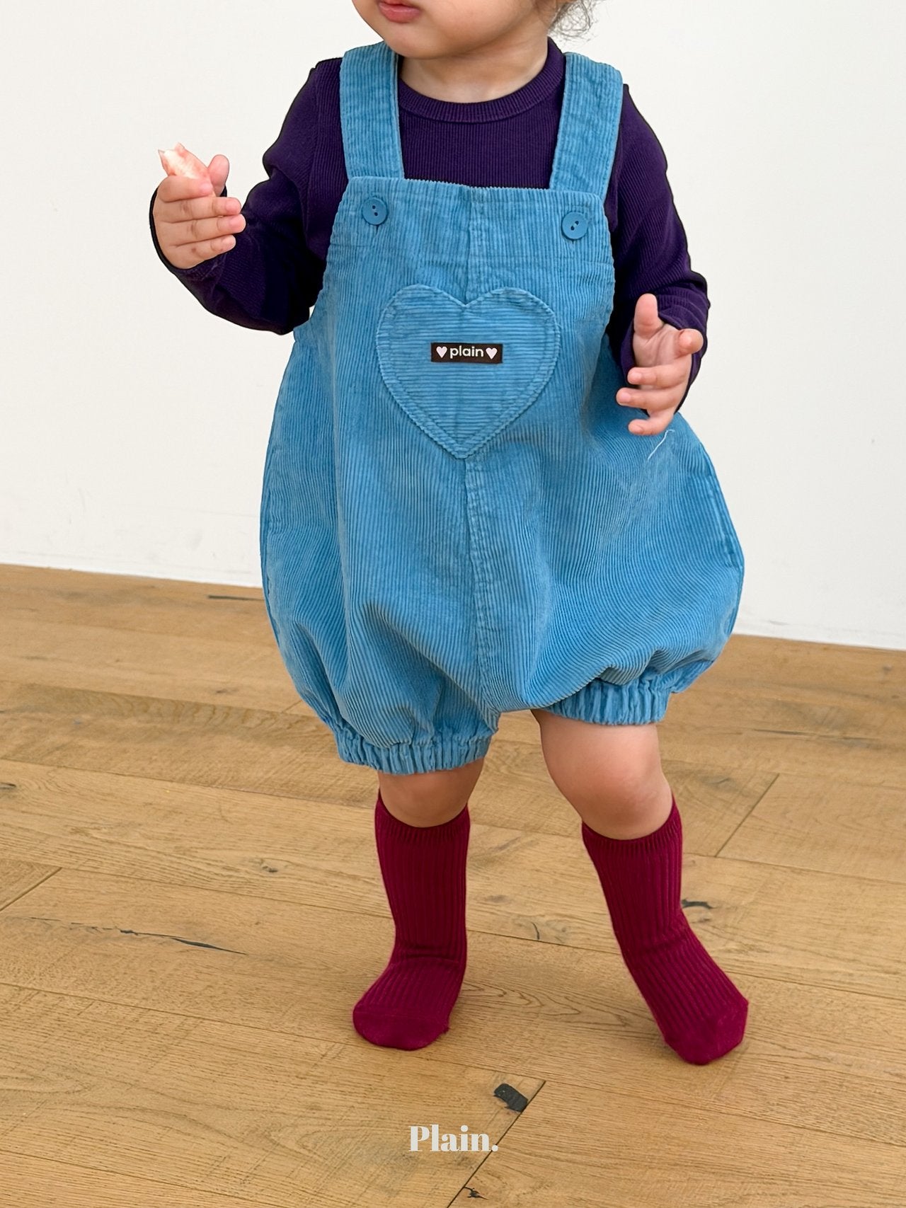 ［plain］Yogurt heart overall
