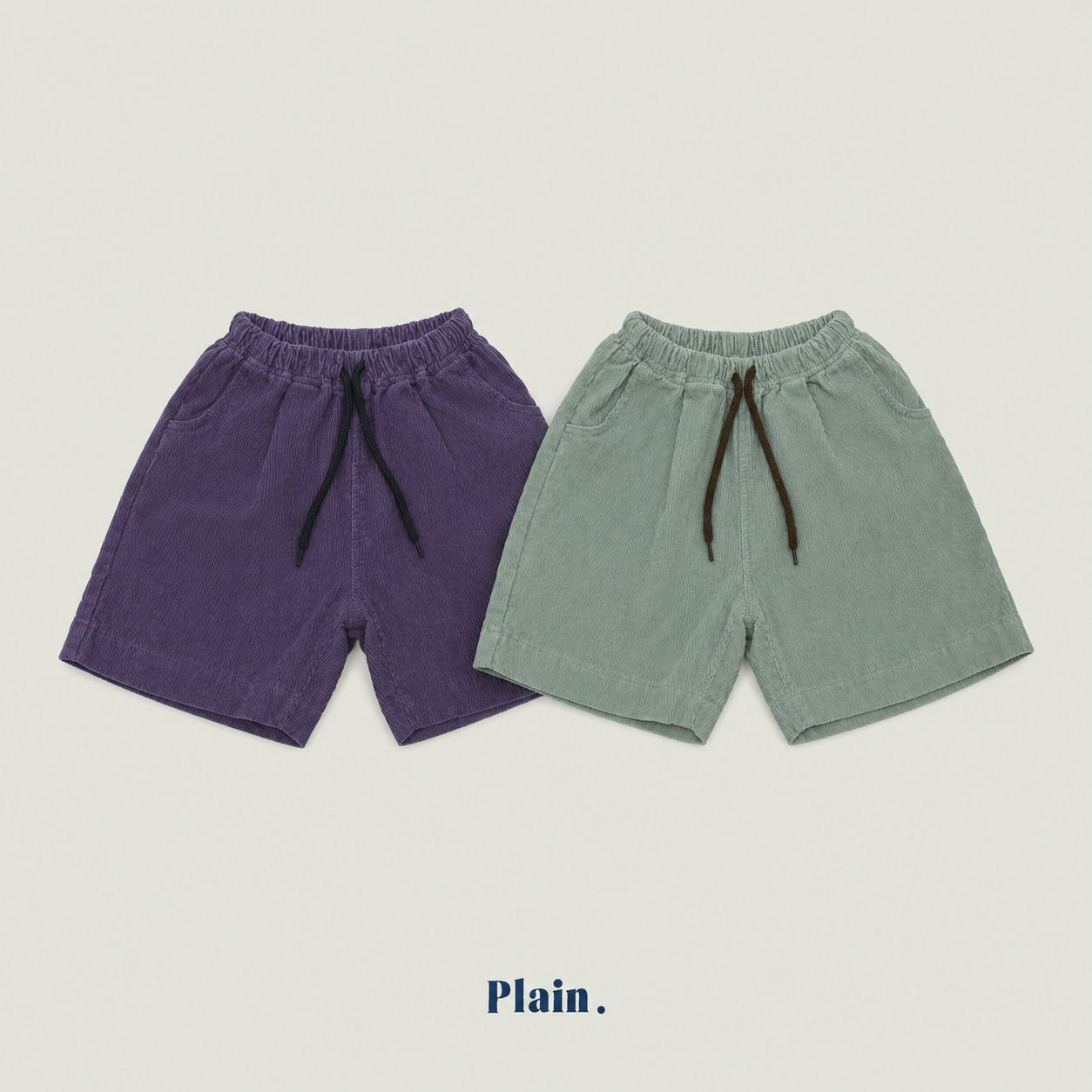 ［plain］Denden bamuda pants