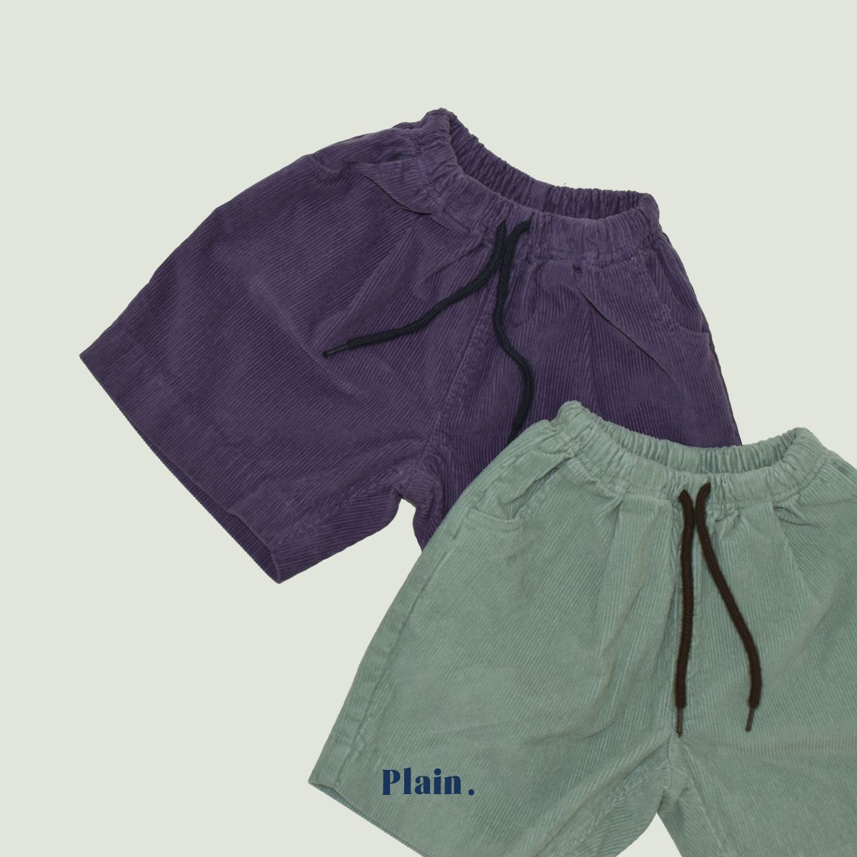 ［plain］Denden bamuda pants