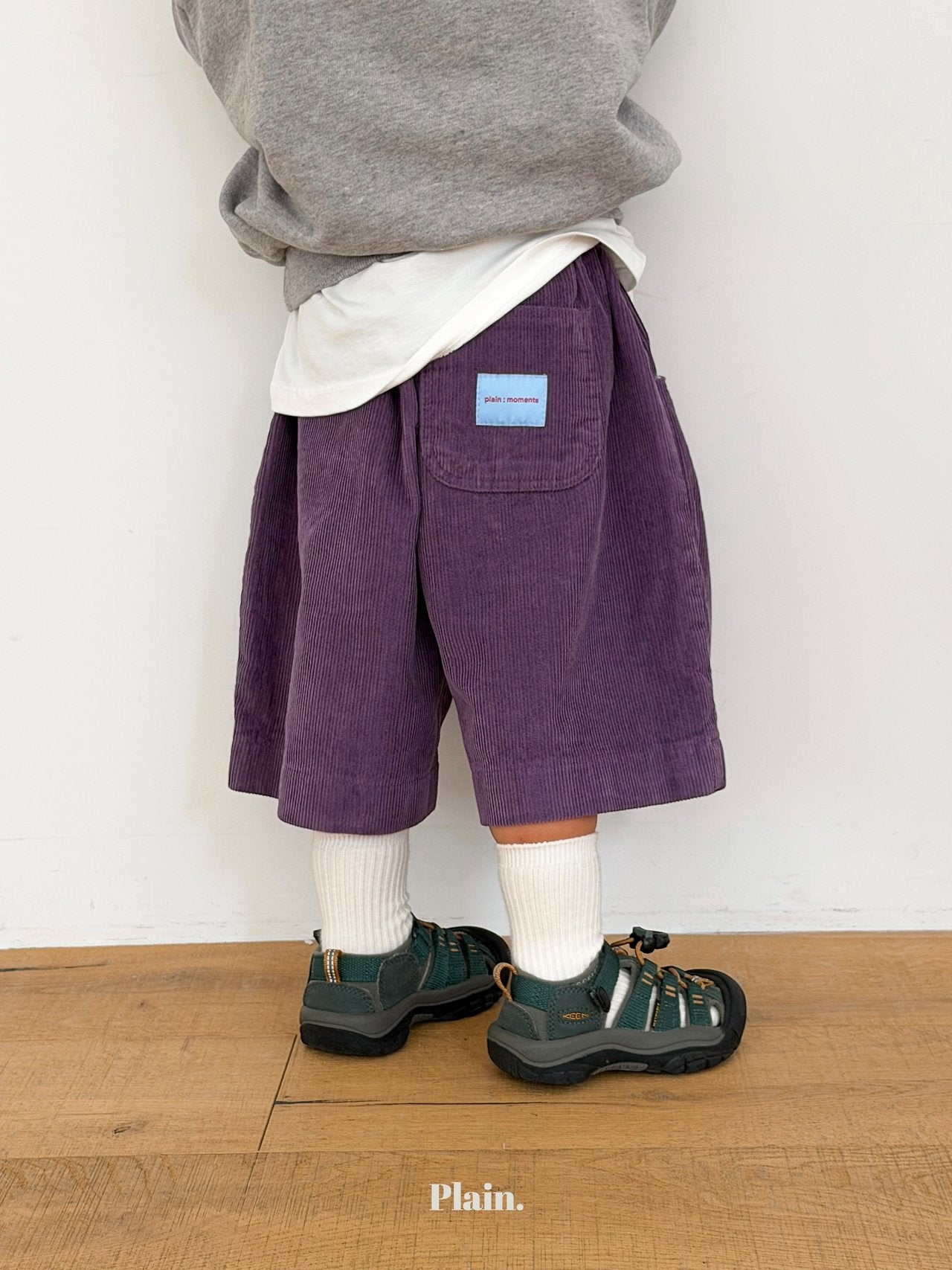 ［plain］Denden bamuda pants