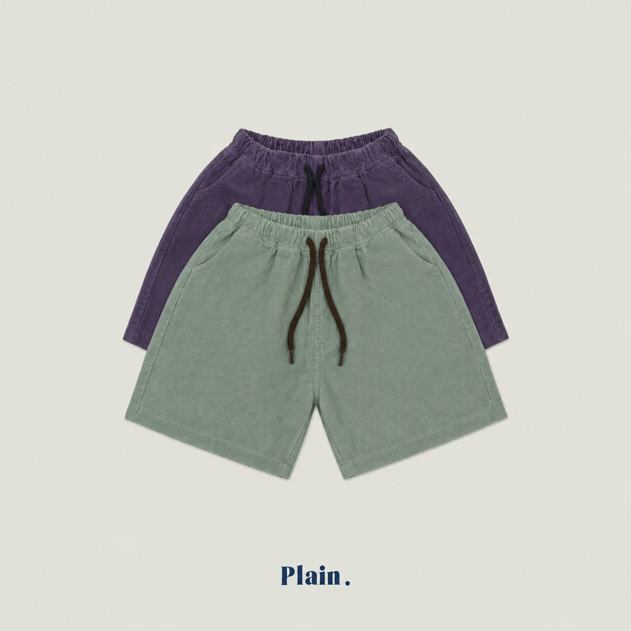 ［plain］Denden bamuda pants