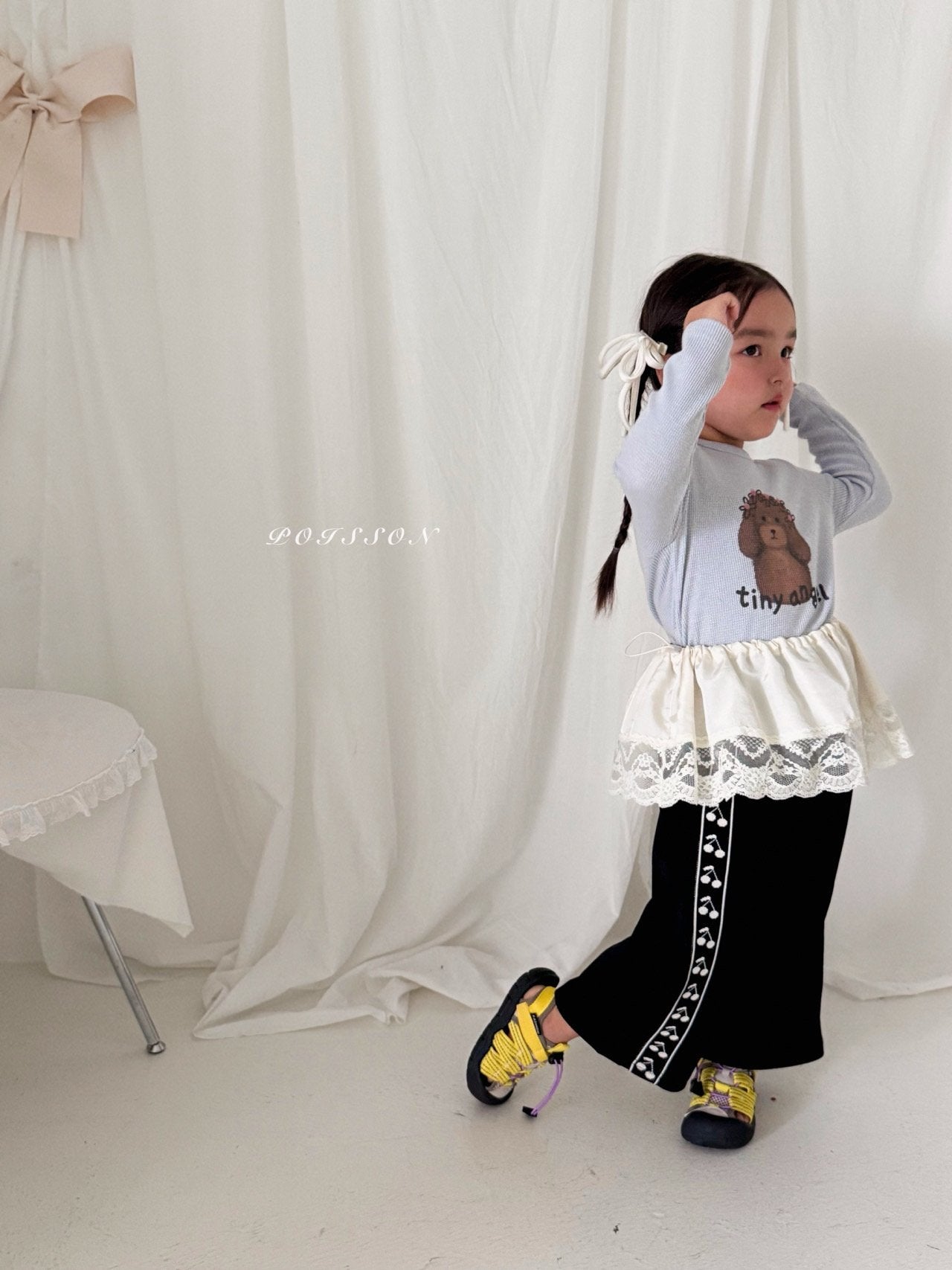 ［poisson］Cherry line pants