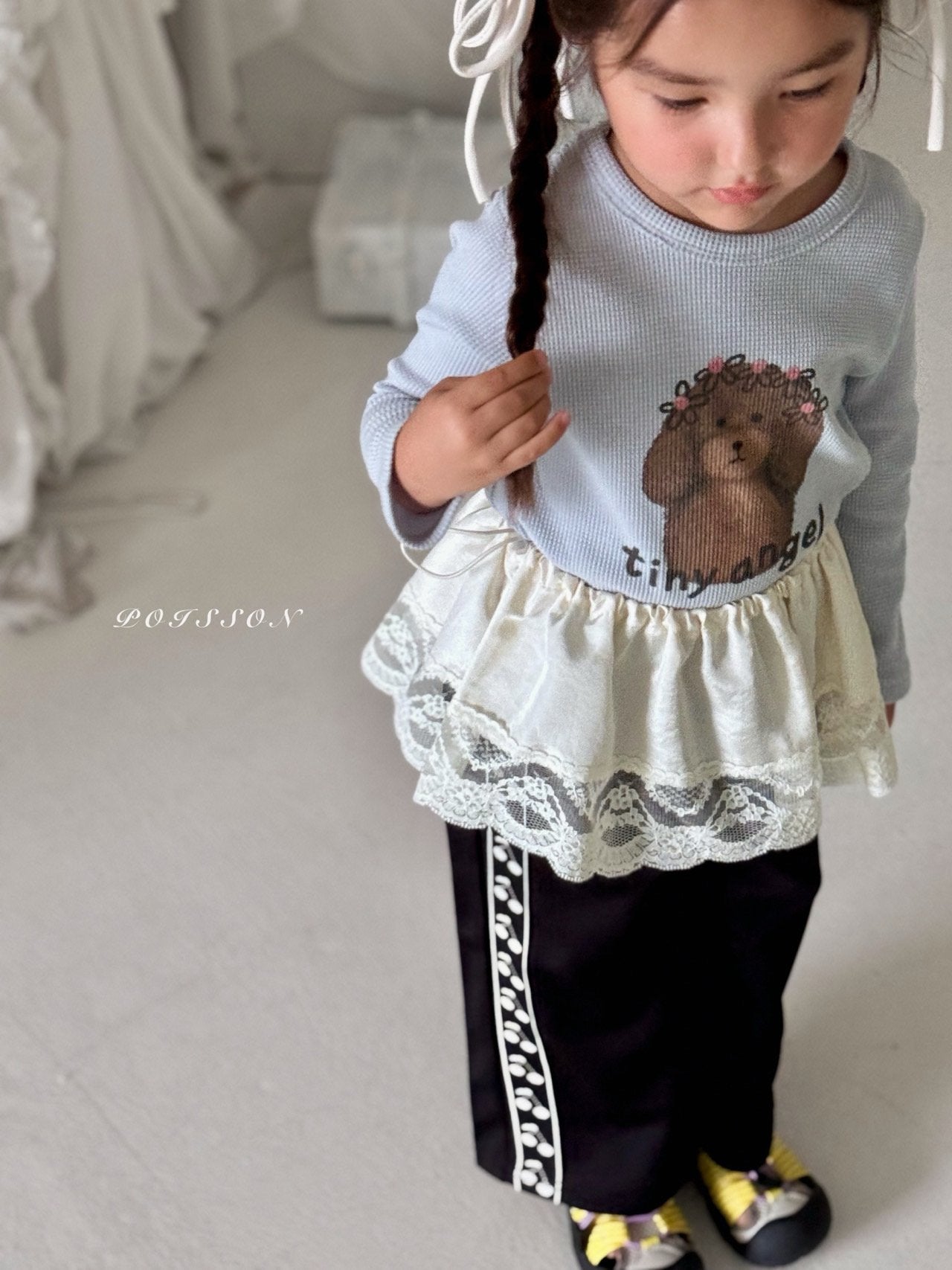 ［poisson］Cherry line pants