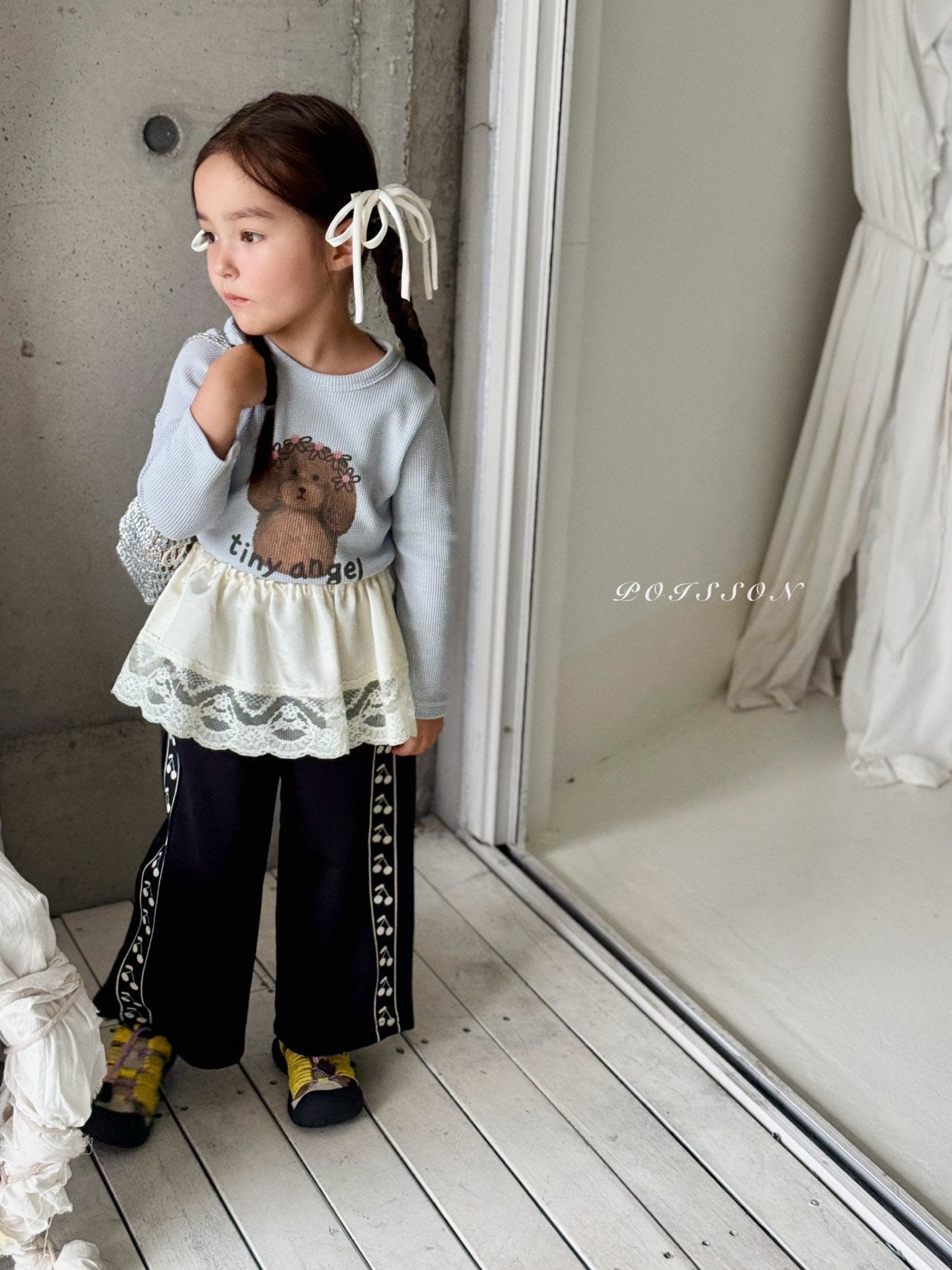 ［poisson］Cherry line pants
