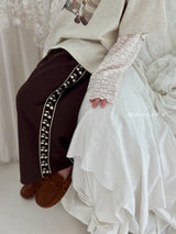 ［poisson］Cherry line pants