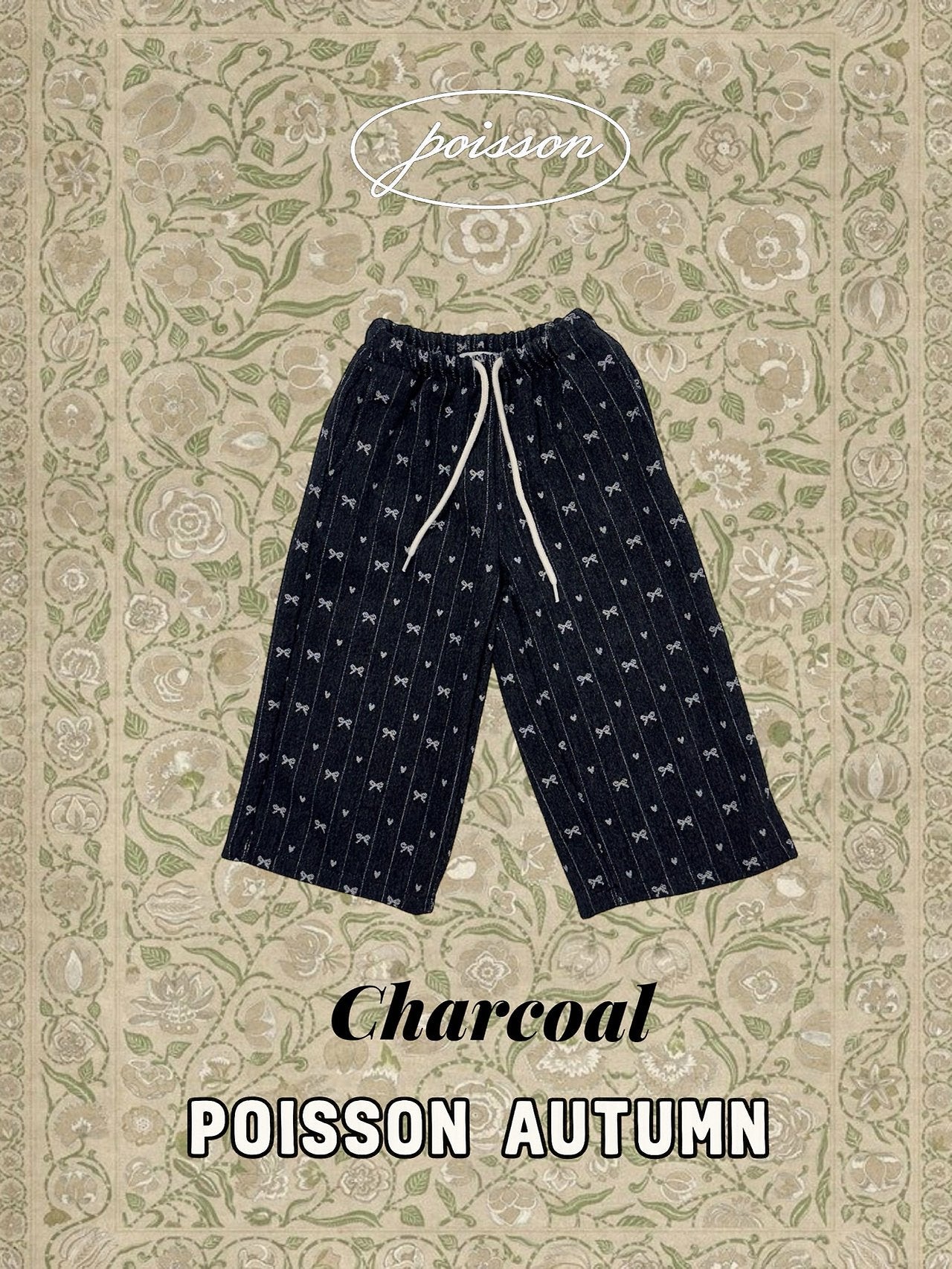 ［poisson］Ribbon pants