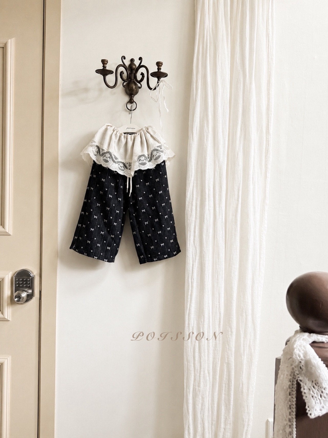 ［poisson］Ribbon pants