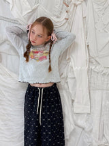 ［poisson］Ribbon pants