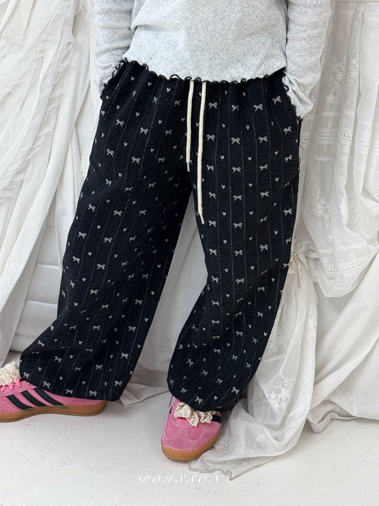 ［poisson］Ribbon pants