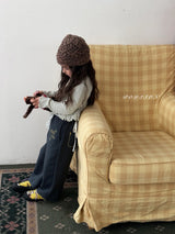 ［poisson］Ribbon embroidery pants