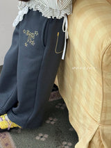 ［poisson］Ribbon embroidery pants