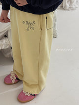 ［poisson］Ribbon embroidery pants