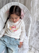 ［poisson］Pleate skirt denim pants