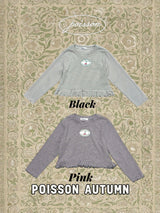 ［poisson］Cherry market frill tee