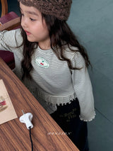 ［poisson］Cherry market frill tee