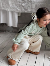 ［poisson］Ribbon stone pants