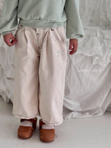 ［poisson］Ribbon stone pants