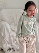 ［poisson］Ribbon stone pants