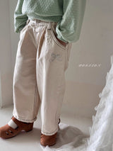 ［poisson］Ribbon stone pants