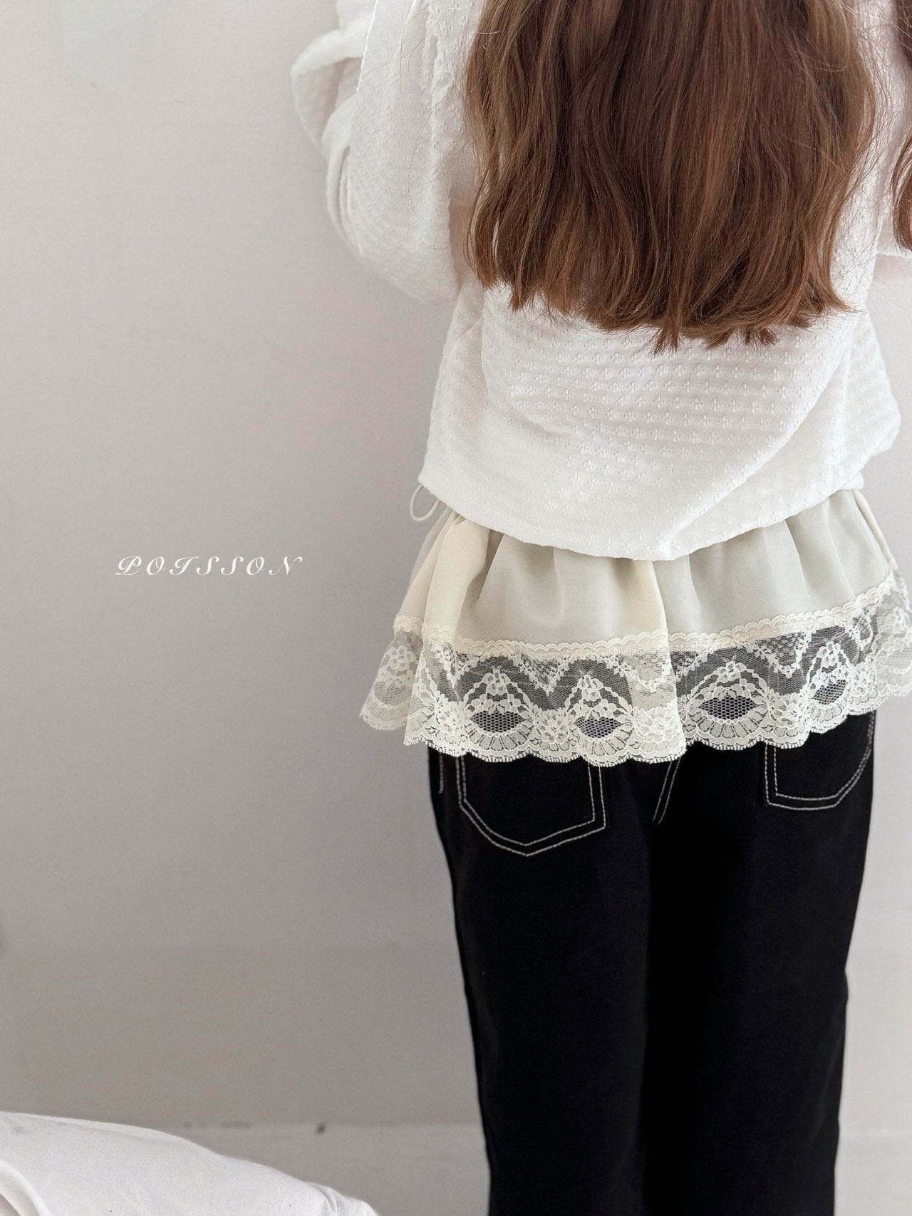 ［poisson］Ribbon stone pants